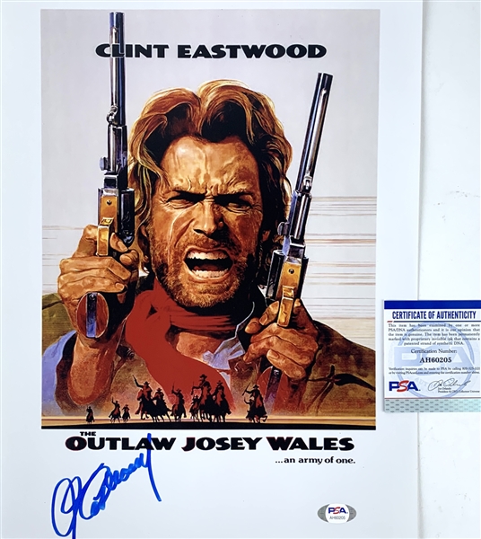 Clint Eastwood In-Person Signed 11" x 14" Color Photo from "The Outlaw Josey Wales" (PSA/DNA COA)