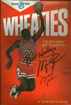 Michael Jordan Signed 1989 General Mills Wheaties Unopened Cereal Box w/ "Best Wishes" Inscription (JSA)