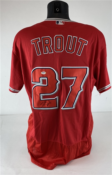 Mike Trout Signed Angels Jersey (PSA/DNA)