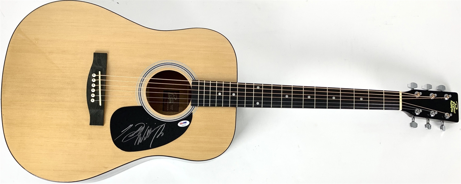 Hank Williams Jr. Signed Rogue Acoustic Guitar (PSA/DNA)