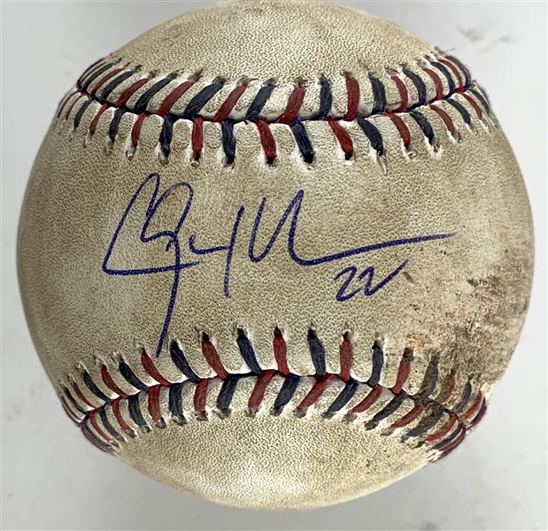 Clayton Kershaw Signed & Game Used Baseball :: 7-4-2017 vs AZ :: Ball Pitched to Kershaw (PSA/DNA & MLB Hologram)