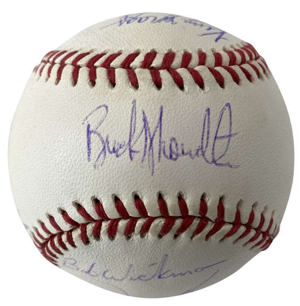 1994 New York Yankees Team Signed OAL Baseball (Beckett/BAS)