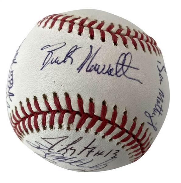 1992 New York Yankees Team Signed OAL Baseball (Beckett/BAS)