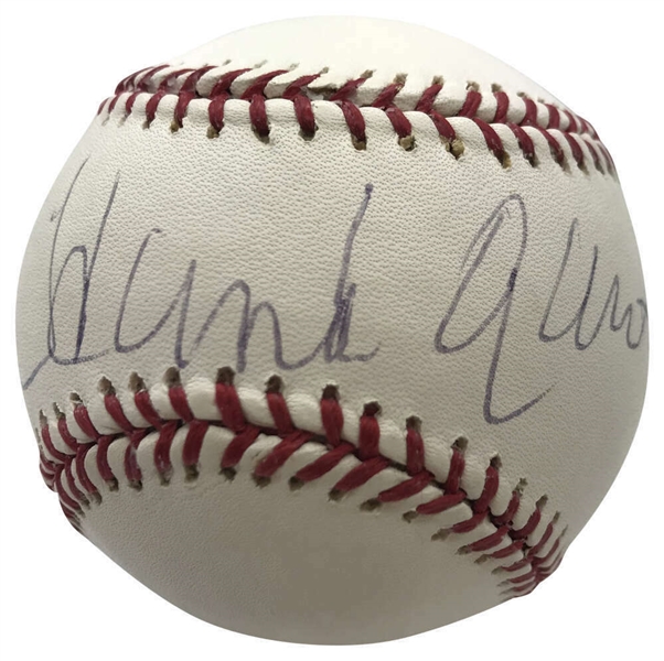 Hank Aaron Signed OAL Baseball (PSA/DNA)