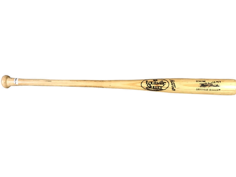 Greg Maddux Signed & Game Used 1986 Rookie Baseball Bat, Possibly First Bat Used In Majors! (PSA/DNA GU 8)