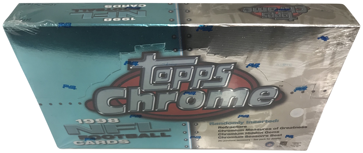 1998 Topps Chrome Football Hobby Box - Factory Sealed!