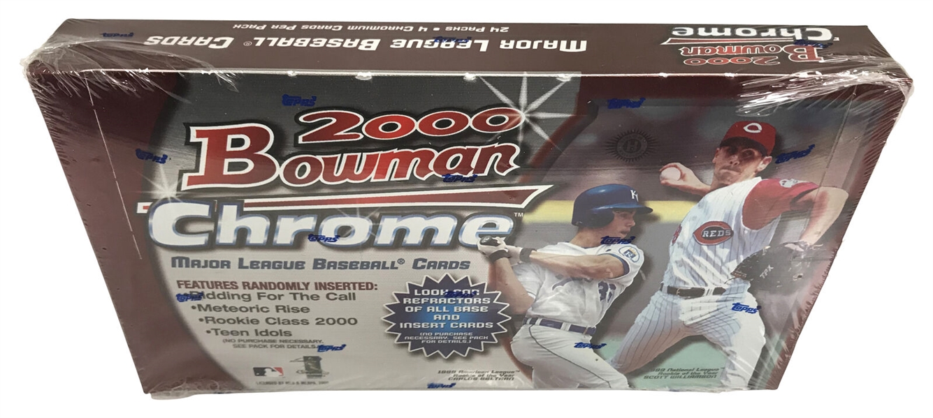 2000 Bowman Chrome Baseball Hobby Box - Factory Sealed!