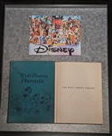 Walt Disney Boldly Signed "The Walt Disney Parade" Vintage Hardcover Book in Custom Framed Display (JSA LOA)
