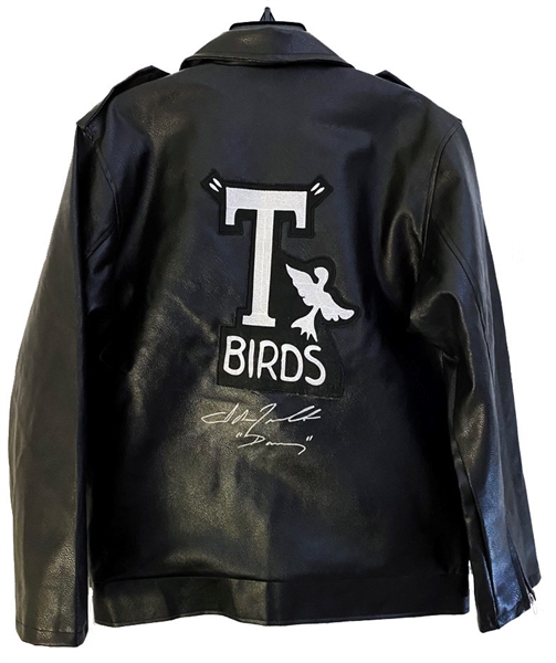 John Travolta Autographed Authentic Style "Grease" T-Birds Deluxe Jacket w/ Danny Inscription (Celebrity Authentics COA & Beckett/BAS Guaranteed)