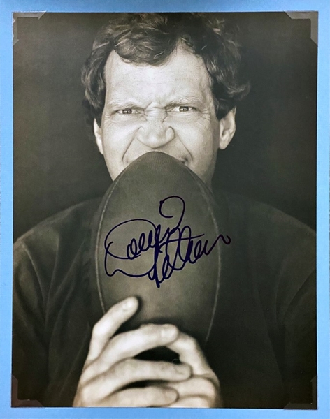 David Letterman In-Person Signed 11.5" x 15" Herb Ritts Book Page Photograph (Beckett/BAS Guaranteed)
