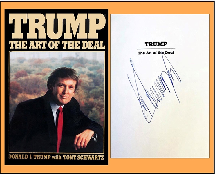 President Donald Trump In-Person Signed "The Art of the Deal" Hardcover Book (Beckett/BAS Guaranteed)