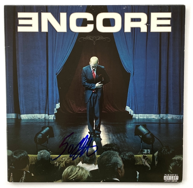 50 Cent In-Person Signed “Encore” Record Album (John Brennan Collection) (JSA Cert) (BAS Guaranteed)