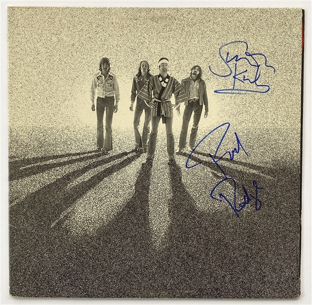 Bad Company In-Person Paul Rodgers and Simon Kirke Signed “Burnin’ Sky” Record Album (John Brennan Collection) (BAS Guaranteed)