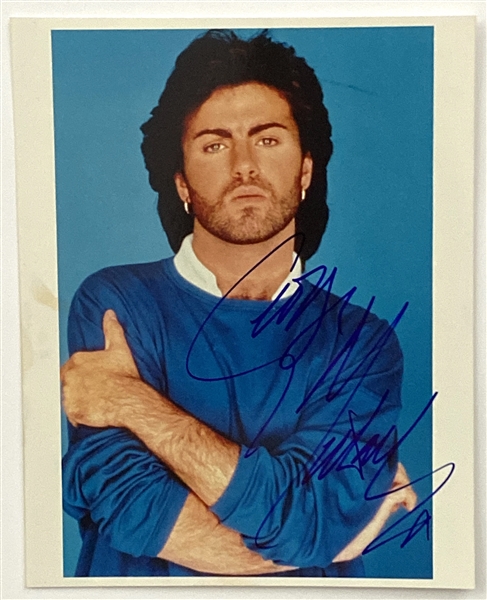 George Michael In-Person Signed 8” x 10” Photograph (John Brennan Collection) (Beckett/BAS Guaranteed) 