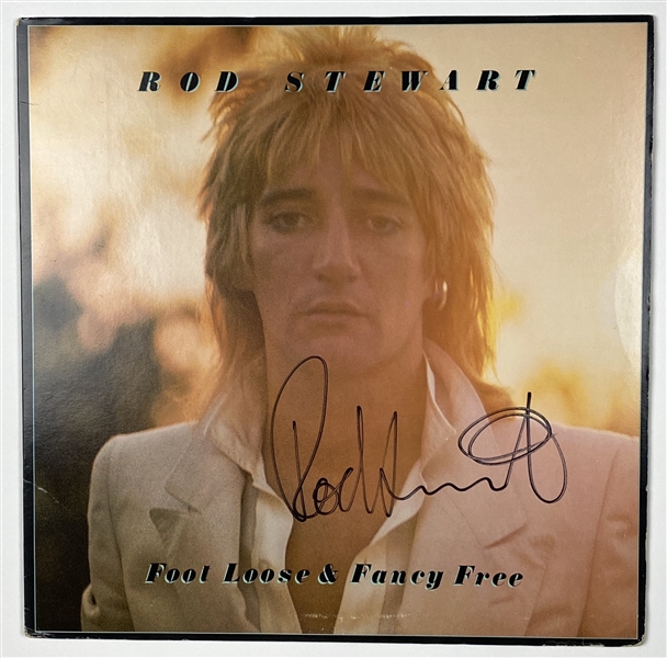 Rod Stewart In-Person Signed “Foot Loose & Fancy Free” Record Album (John Brennan Collection) (BAS Guaranteed)