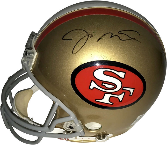 Joe Montana & Jerry Rice Dual Signed 49ers Full Sized PROLINE Helmet (UDA)