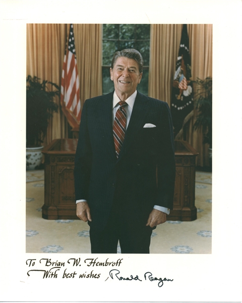 Ronald Reagan Signed 8" x 10" Photograph (JSA)