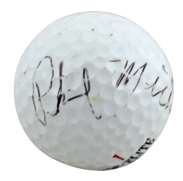 Phil Mickelson RARE Signed Top-Flite Golf Ball w/ Early Career Sig (BAS/Beckett)