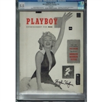 Incredible Hugh Hefner Signed 1953 Playboy First Issue Magazine  (PSA Authentication & Grading, CGC Slabbed & Graded)