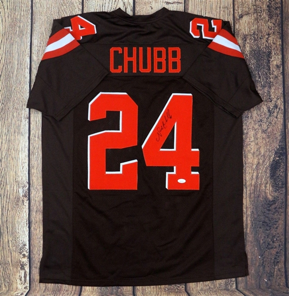 Nick Chubb Signed Cleveland Browns Jersey (JSA)
