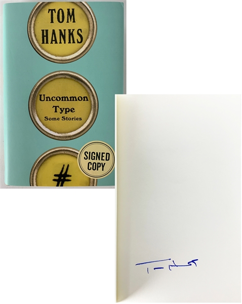 Oscar Winner Tom Hanks Signed "Uncommon Types" First Edition Hardcover Book (Beckett/BAS) (COA)