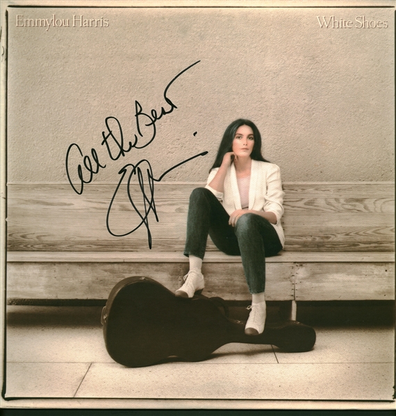 Emmylou Harris Signed "White Shoes" Album (Beckett/BAS)