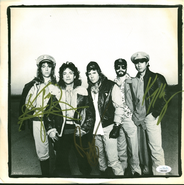 Night Ranger Group Signed "7 Wishes" Album Sleeve w/ 3 Signatures! (JSA)