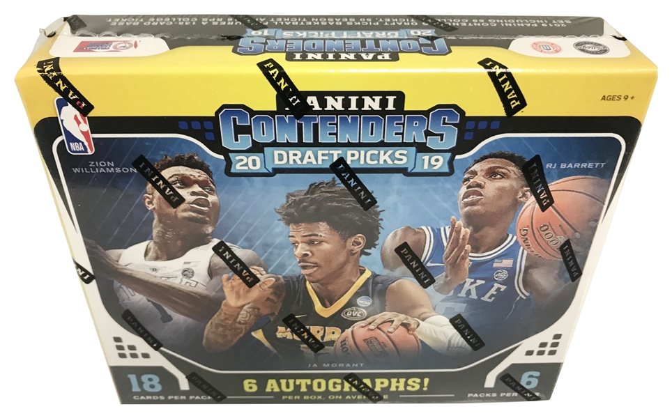2019-20 Panini Contenders Draft Picks Basketball Hobby Box - Factory Sealed!