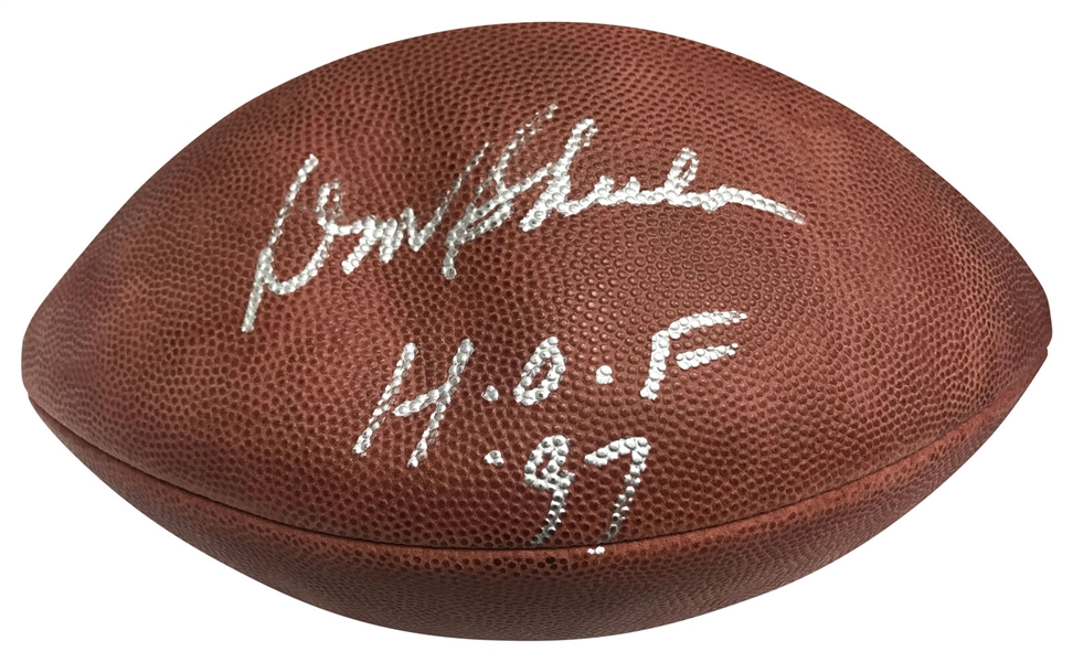 Don Shula Signed "HOF 97" Wilson NFL Football (Beckett/BAS)