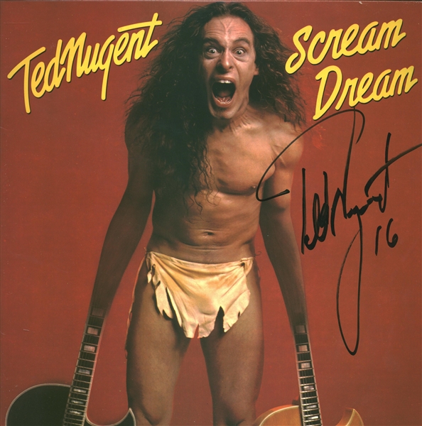 Ted Nugent Signed "Scream Dream" Solo Album (Beckett/BAS)