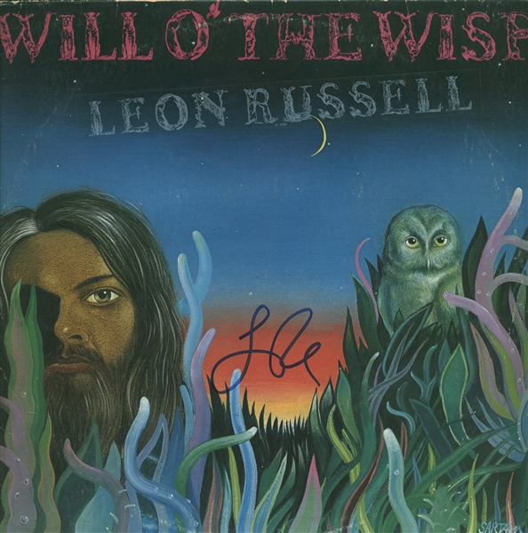 Leon Russell Signed "Will-O the Wisp" Album (JSA)