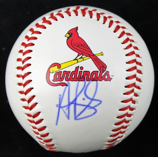 Albert Pujols: Lot of Two (2) Signed St. Louis Cardinals Souvenir Model Baseballs 