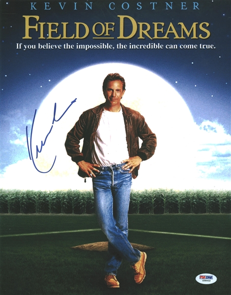 Kevin Costner Signed 11" x 14" Field of Dreams Movie Poster (PSA/DNA)