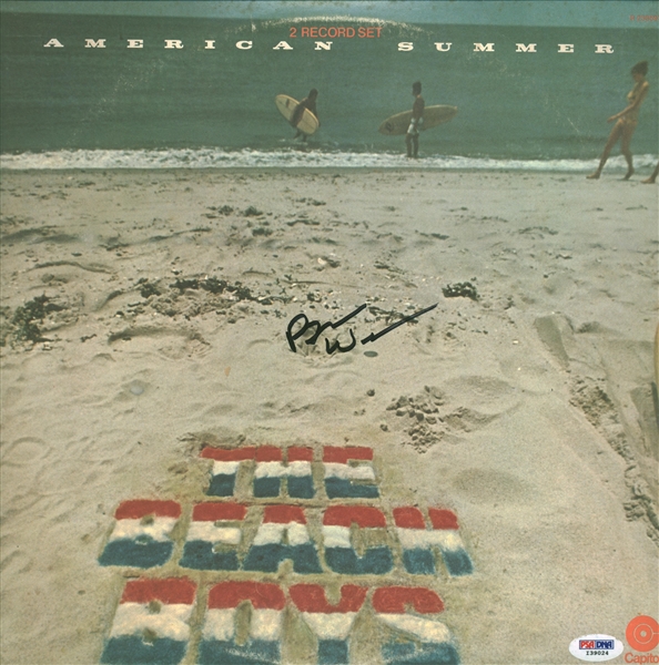 Brian Wilson Signed "American Summer" Album (PSA/DNA)