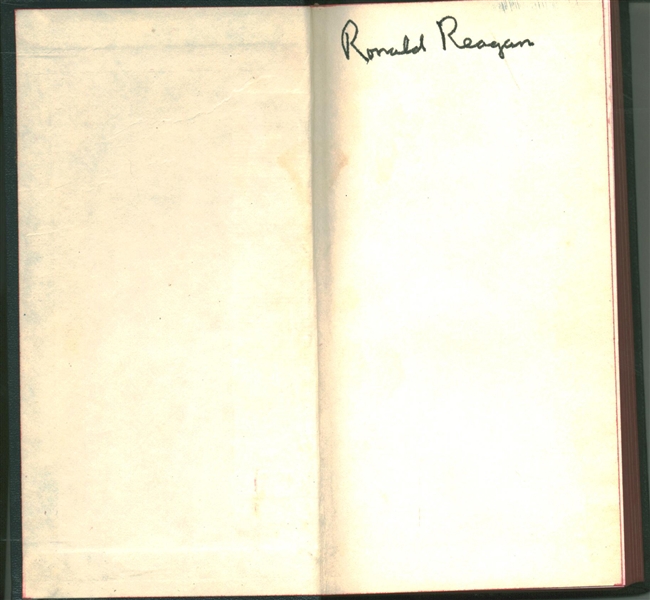 Ronald Reagan Signed 1971 California Legislature Hardcover 3" x 6" Book (JSA)