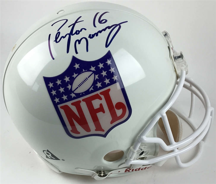 Peyton Manning Rare Pre-Rookie Signed PROLINE NFL Helmet (PSA/DNA)