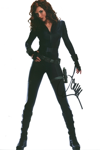 Scarlett Johansson Signed 8" x 12" Photograph from the movie "Black Widow" (Autograph COA)