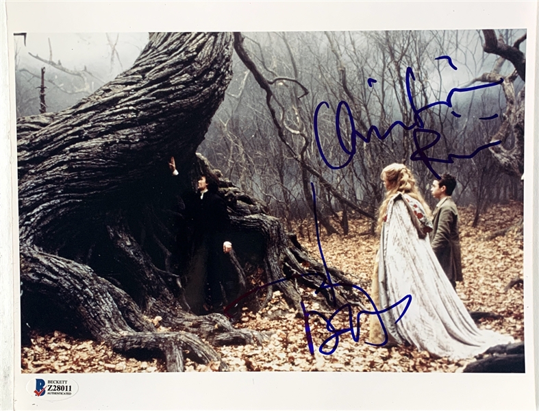 Sleepy Hollow: Johnny Depp & Christina Ricci Dual Signed 8" x 10" Color Photo (Beckett/BAS COA)