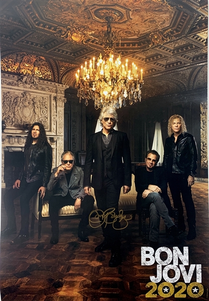 Jon Bon Jovi Signed 13" x 19" Color Poster (Beckett/BAS Guaranteed)