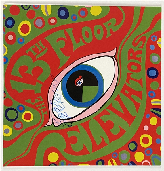 The 13th Floor Elevators Roky Erickson In-Person Signed “The Psychedelic Sounds Of The 13th Floor Elevators” Record Album (John Brennan Collection) (Beckett/BAS Guaranteed) 