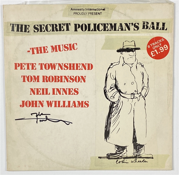 The Who: Pete Townshend In-Person Signed “The Secret Policeman’s Ball—The Music” Album Record (John Brennan Collection) (BAS Guaranteed)