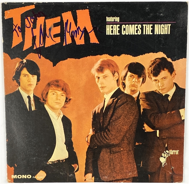 Van Morrison In-Person Signed “Here Comes the Night” by Them Album Record (John Brennan Collection) (BAS Guaranteed) 