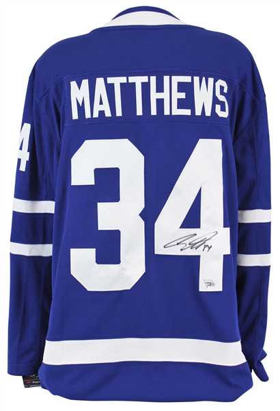 Auston Matthews Signed Toronto Maple Leafs Jersey (Fanatics)