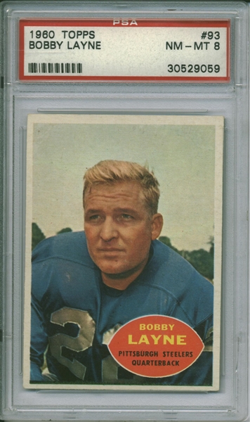 1960 TOPPS #93 - Bobby Lane (PSA NM- MT 8) (Encapsulated)
