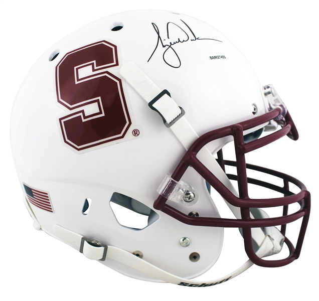 Tiger Woods Signed Stanford Schutt Authentic Full Sized Helmet (UDA COA)