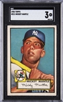1952 Topps #311 Mickey Mantle Rookie Card :: SGC VG 3 :: Superb Example with Excellent Centering!