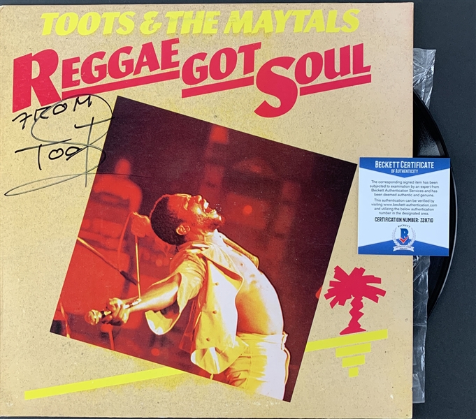Toots & The Maytals: Toots Hibbert Rare Signed "Reggae Got Soul" Record Album (Beckett/BAS COA)
