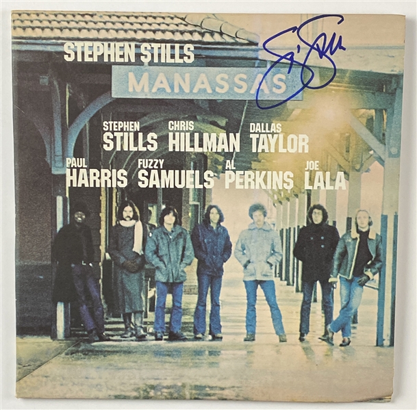 Stephen Stills In-Person Signed “Manassas” Album Record (John Brennan Collection) (BAS Guaranteed)