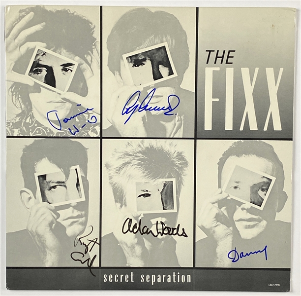The Fixx In-Person Group Signed “Secret Separation” Promo Album Record (5 Sigs) (John Brennan Collection) (BAS Guaranteed)