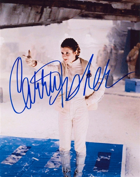 Star Wars: Carrie Fisher 8” x 10” Signed Photo from “The Empire Strikes Back” (Beckett/BAS Guaranteed) 